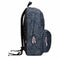 Schooltas, Gymtas, Casual Rugtas voor Dames - Reebok - (28x26x21 cm) Luipaard Motief, Zwart, Blauw, Roze