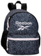Schooltas, Gymtas, Casual Rugtas voor Dames - Reebok - (28x26x21 cm) Luipaard Motief, Zwart, Blauw, Roze