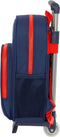 Schooltas, Rugtas, Trolley, Reiskoffer - Super Mario World - Marineblauw, Rood (28 x 34 x 10 cm)