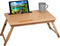 Schoottafel met Cuphouder en Tablethouder - Laptopstandaard - Bamboe