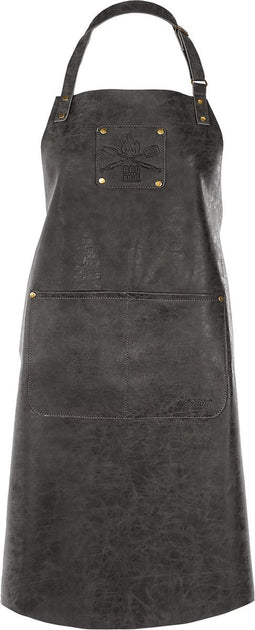 Schort TRUMAN (Logo + Pocket), 64x85 cm, black