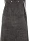 Schort TRUMAN (Logo + Pocket), 64x85 cm, black