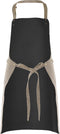 Schort TRUMAN (Logo + Pocket), 64x85 cm, taupe