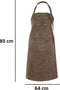 Schort TRUMAN (Logo + Pocket), 64x85cm, coffee