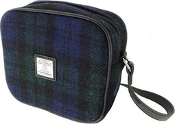 Schoudertas Almond Black Watch - 19x21x7 - Harris Tweed - Glen Appin of Scotland