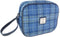 Schoudertas Almond Lichtblauw Geruit - 19x21x7 - Harris Tweed - Glen Appin of Scotland