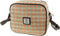 Schoudertas Almond Oranje Gingham - 19x21x7 - Harris Tweed - Glen Appin of Scotland