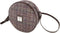Schoudertas Bannock Weave - Rond - Ritssluiting - Harris Tweed - Glen Appin of Scotland