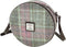 Schoudertas Bannock Zacht Roze Buchanan - Rond - Ritssluiting - Harris Tweed - Glen Appin of Scotland