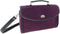 Schoudertas Calder Paars Burgundy Visgraat - Werk of Studie - Harris Tweed - Glen Appin of Scotland