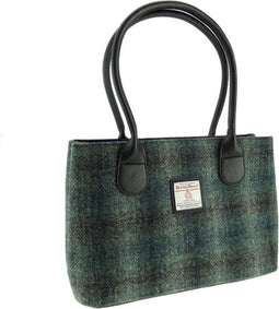 Schoudertas Cassley Mosgroen - Klassiek - Harris Tweed - Glen Appin of Scotland