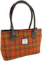 Schoudertas Cassley Oranje - Klassiek - Harris Tweed - Glen Appin of Scotland