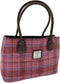 Schoudertas Cassley Roze - Klassiek - Harris Tweed - Glen Appin of Scotland