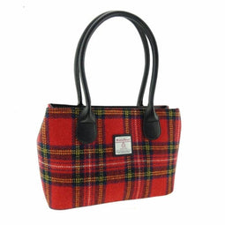 Schoudertas Cassley Tartan Royal Stewart - Klassiek - 25x38x11 - Harris Tweed - Glen Appin of Scotland