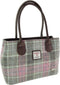 Schoudertas Cassley Zacht Roze Buchanan - Klassiek - Harris Tweed - Glen Appin of Scotland