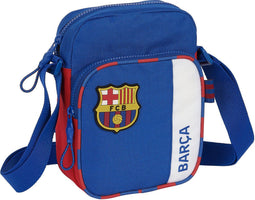 Schoudertas F.C. Barcelona Blauw Kastanjebruin 16 x 22 x 6 cm