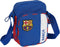 Schoudertas F.C. Barcelona Blauw Kastanjebruin 16 x 22 x 6 cm