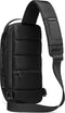 Schoudertas heren - crossbody tas - slingbag - anti diefstal - waterafstotend - 34 x 10 x 18 cm - zwart