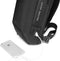 Schoudertas heren - crossbody tas - slingbag - anti diefstal - waterafstotend - 34 x 10 x 18 cm - zwart
