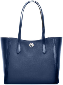 Schoudertas Michael Kors Leida Blauw 33 X 30 X 12 CM