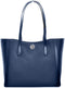 Schoudertas Michael Kors Leida Blauw 33 X 30 X 12 CM