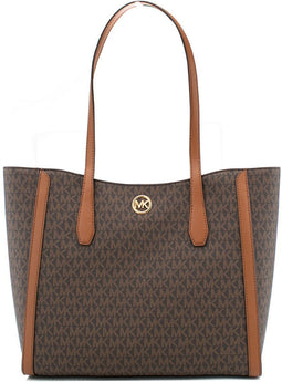 Schoudertas Michael Kors Leida Bruin 34 x 29 x 12 cm