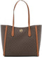 Schoudertas Michael Kors Leida Bruin 34 x 29 x 12 cm