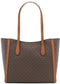 Schoudertas Michael Kors Leida Bruin 34 x 29 x 12 cm