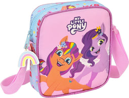 Schoudertas My Little Pony Wild & free Blauw Roze 16 x 18 x 4 cm