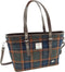 Schoudertas Spey Grijs en Roestbruin (Rust) - Groot - Ritssluiting - Harris Tweed - Glen Appin of Scotland
