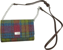 Schoudertas Strathy Tartan Multi Colour - Portemonnee - Harris Tweed - Glen Appin of Scotland