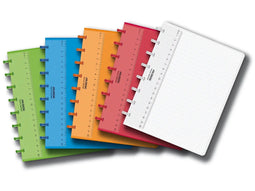 Schrift Adoc A5 21x16 - 5cm ruit 144blz 90gr PP assorti - 10 stuks