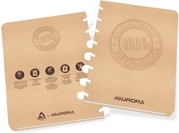 Schrift Adoc BIO A5 ruit 4x8mm144blz 90gr kraft | 10 stuks