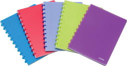 Schrift atoma a4 lijn 144blz pp assorti - 10 stuks