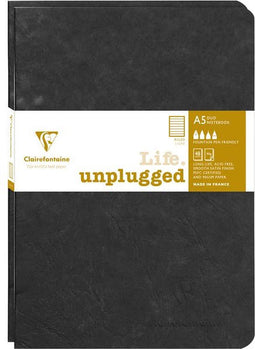 Schrift clairefontaine a5 lijn 96pag 90gr zw 2st