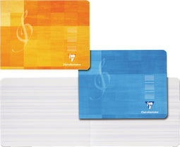 Schrift Clairefontaine Matris 220x170mm muzieklijnen assorti | 20 stuks