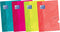 Schrift Oxford school - Touch - A4 lijn - 72blz - pak 10 stuks assorti kleuren