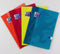 Schrift Oxford school - Touch - A4 lijn - 72blz - pak 10 stuks assorti kleuren