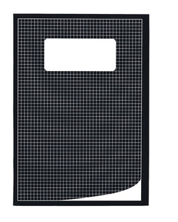 Schrift Qbasic A4 ruit 5mm 80blz assorti - 5 stuks