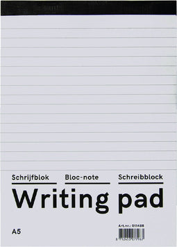 Schrijfblok Qbasic A5 60gr lijn | 10 stuks