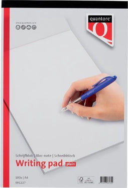 Schrijfblok Quantore A4 blanco - pak 5 stuks