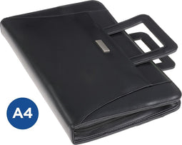 Schrijfmap A4 Rillstab Excellent De Luxe Zwart