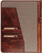 Schrijfmap Leer Brepols Maverick Dalian Mark II A4 25x32cm zonder rits donkerbruin.