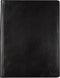 Schrijfmap Maverick All Black A4 met rits en blocnote leer zwart