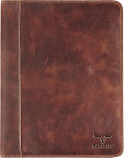 Schrijfmap Maverick Dalian mark II A5 leer bruin