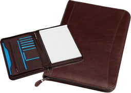 Schrijfmap Rillstab Roma A4 leer zwart