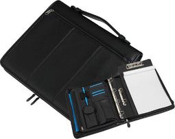 Schrijfmap RillstabRoermond A4 lederlook zwart