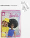 Schrijfset Barbie 27 Onderdelen: Krijtjes, Kleurboek, Kleurstiften, Markeerstiften, Stickervellen, Stempel - Roze