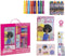 Schrijfset Barbie 27 Onderdelen: Krijtjes, Kleurboek, Kleurstiften, Markeerstiften, Stickervellen, Stempel - Roze