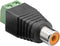 Schroefbare Mono Tulp (v) Connector - Zwart